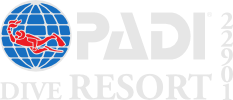 PADI dive resort logo